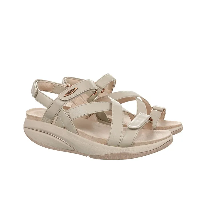 MBT Beach Sandals Women's Light Gray-2