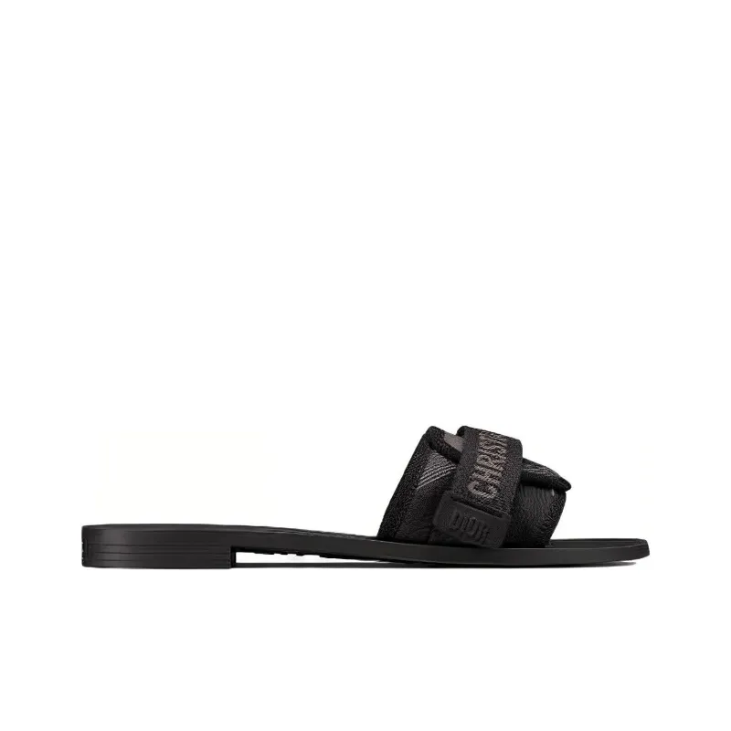 DIOR Diorevolution Stylish Sandal Women's Black-1
