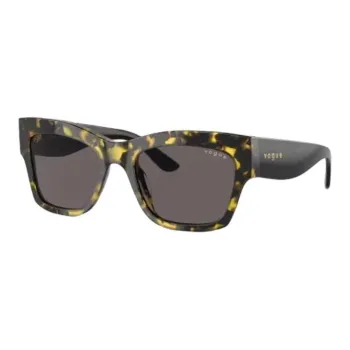 VOGUE Square Sunglasses Unisex Black