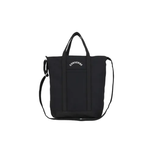 Converse Cotton With Polyester Shoulder Bag Crossbody Bag Handbag Medium Size Unisex Black