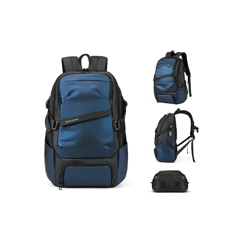 L&M Oxford Backpack Unisex Multicolor-10