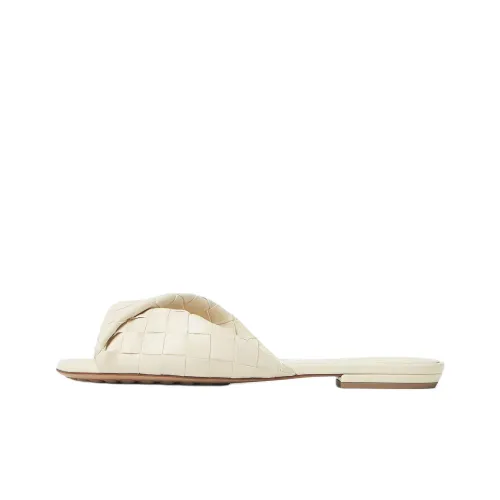 Bottega Veneta Slide Slippers Women's White
