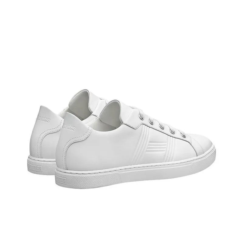 HERMES Avantage Casual Skateboard Shoes Women's White-2