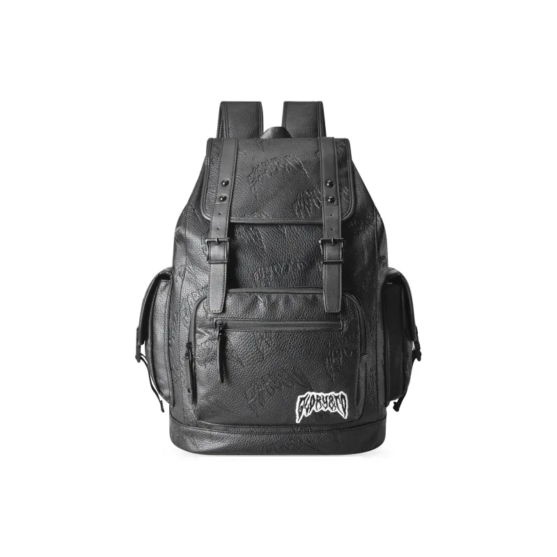 ONRF PVC Backpacks Laptop Bags Backpack Large Size Unisex Cool Black-22