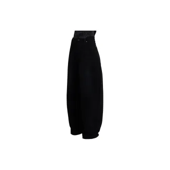 Balenciaga Large Baggy Jeans 'Matte Black'