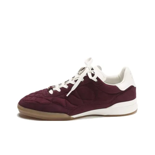 CHANEL Low Top Casual Shoes Women's Burgundy