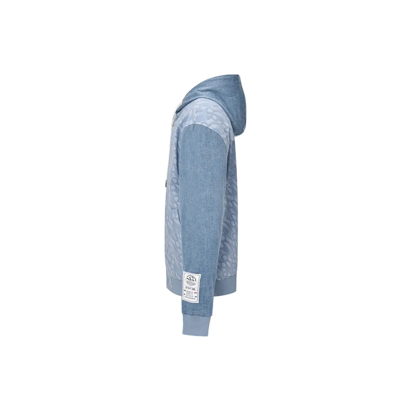 RARE Casual Coat Jacket Men's Denim Blue-1