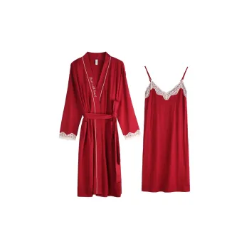 Xuan Liang Pajama Set Women's Maroon