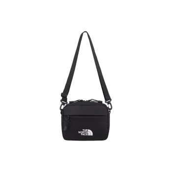 THE NORTH FACE Polyester Shoulder Bag, Crossbody Bag Medium Size Men's Black