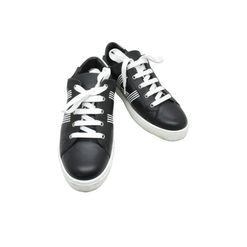 HERMES Avantage Low Top Casual Skateboard Shoes Women's Black-4