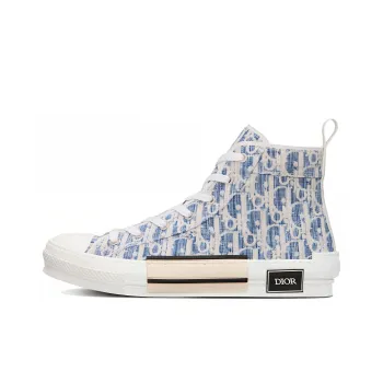 DIOR B23 High Blue Oblique Kasuri Jacquard