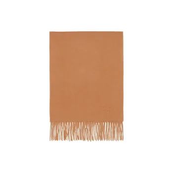 Mulberry Cashmere Knit Scarves Unisex Brown