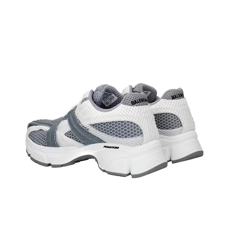 Balenciaga Phantom Sneakers 'White Grey Mesh' Women's-4