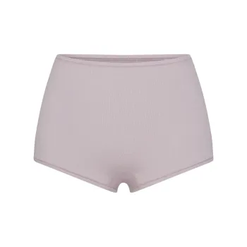 SKIMS COTTON JERSEY BOY SHORT Underpants Women's 1 Pack OYSTER/Shell Color