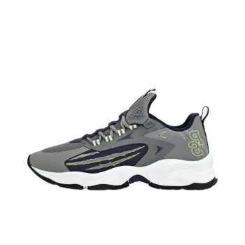 PLEIN SPORT Low Top Casual Shoes Unisex Dark Gray+Dark Blue