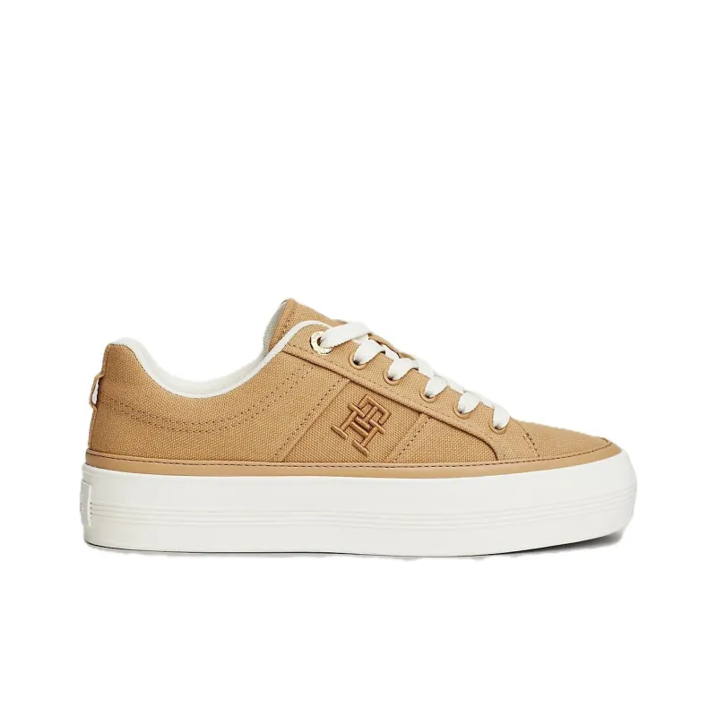 Tommy Hilfiger Slip Resistant Low Top Skateboard Shoes Women's Yellow-1