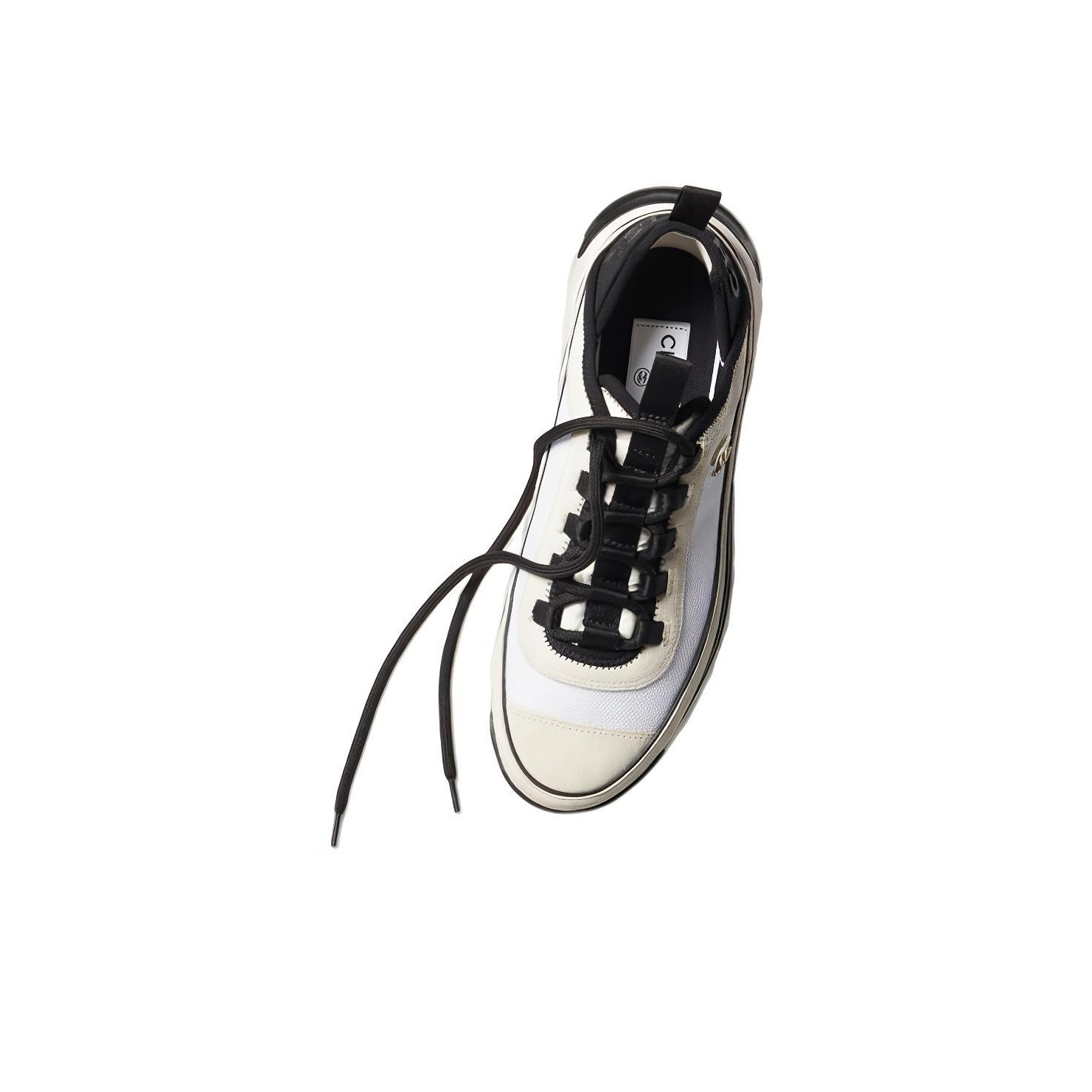 CHANEL Casual Shoes Men Low-Top Black and White/Beige CHANEL Casual Shoes Men Low-Top Black and White/Beige