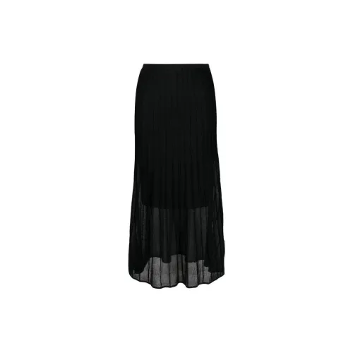 Calvin Klein Semi sheer Construction Pleated Skirt