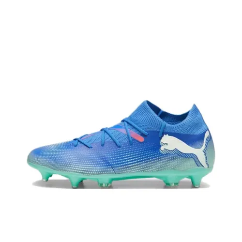 PUMA FUTURE 7 MATCH Anti-Slip Wear-Resistant Soccer Shoes Men's Blue