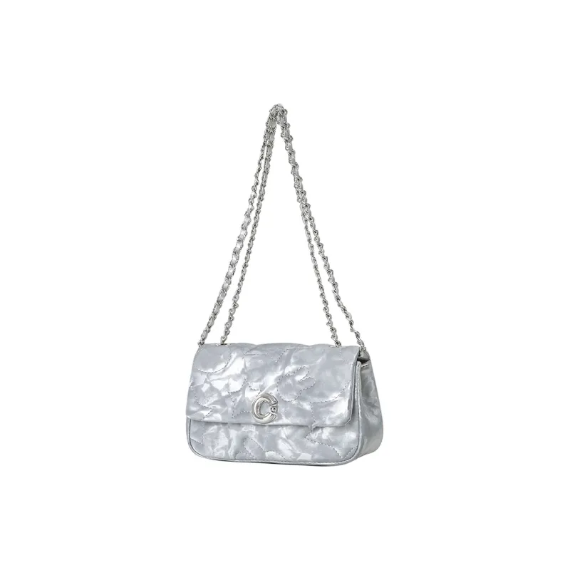 Miffy Synthetic Leather Shoulder Bag Crossbody Bag Women's Gray/White-2