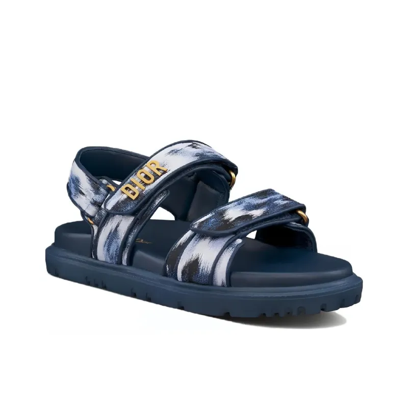 DIOR DiorAct One Strap Sandals Women's Blue-1