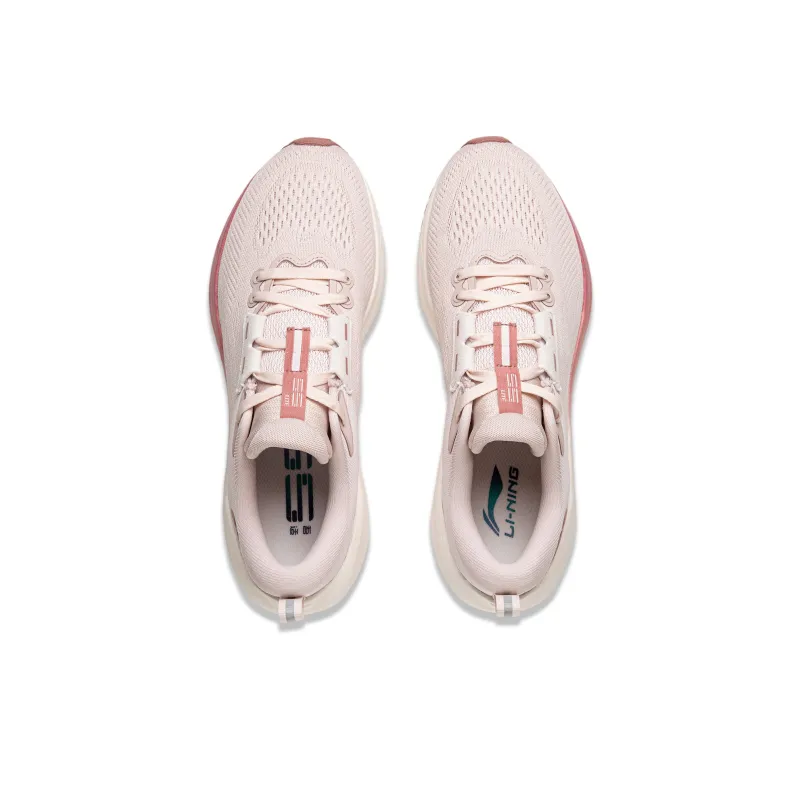 LINING Wu Leaping 2.0 V2 Running Shoes Women's Low Top Light Pink-3