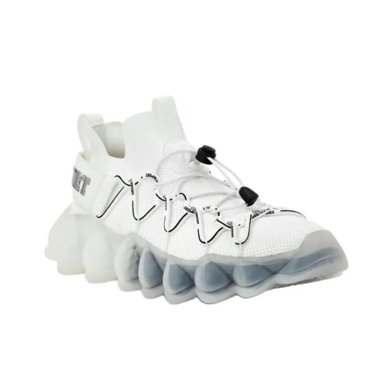 PLEIN SPORT Slip Resistant Low Top Casual Shoes Unisex White-2