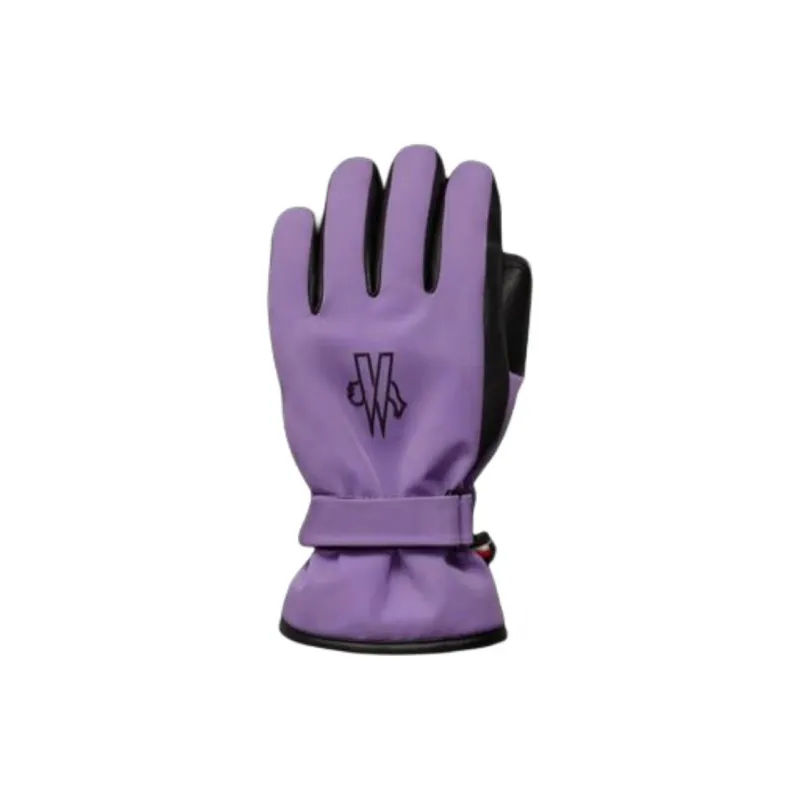 Moncler Grenoble Sheepskin Gloves Kids' Purple-0