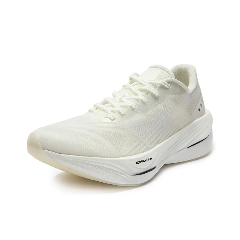 361° Flying B ET Cushioning Anti Slip And Wear Resistant Low Top Casual Running Shoes Men's Feather White-1