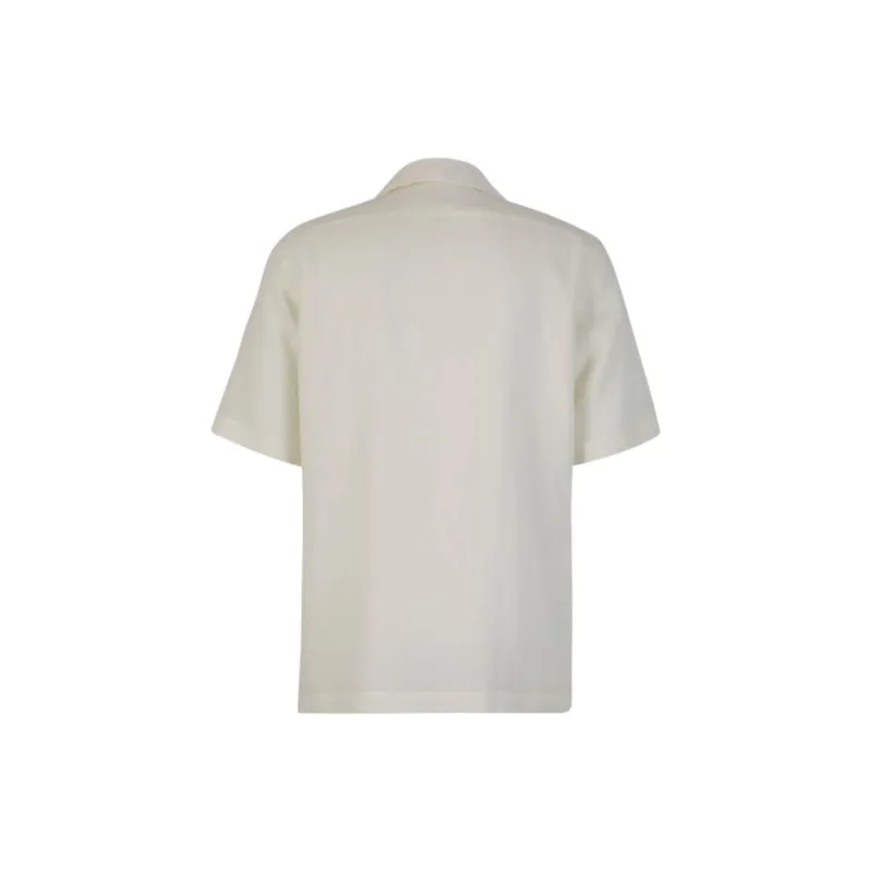 LARDINI Short sleeve Button up Shirt-1