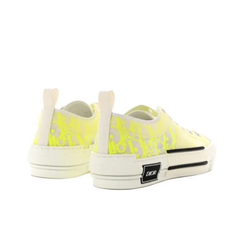 DIOR B23 Low White Yellow Oblique-3