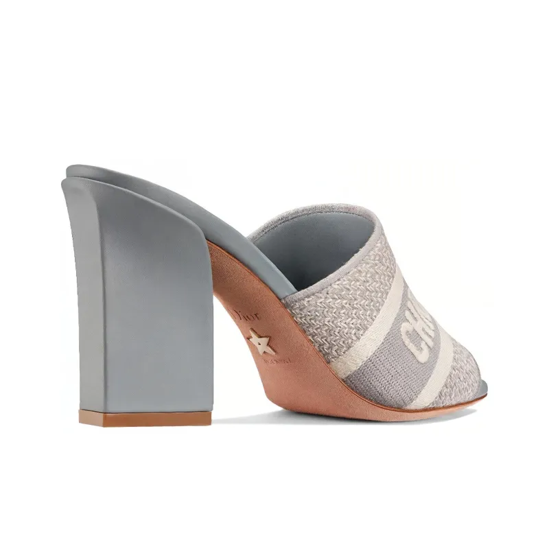 DIOR Dway Slide Slippers Women's Gray-2