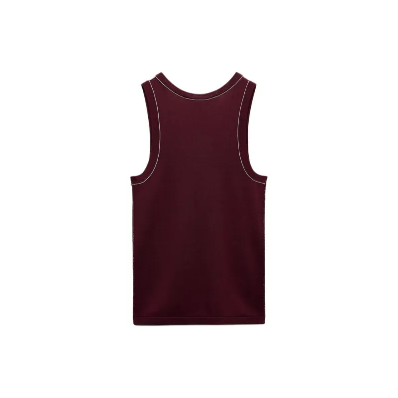 ZARA Tank Tops Women's Red-1