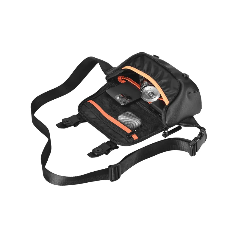 ONRF PVC Leather Backpack Travel Bag Laptop Bag For Students Tubas Unisex Black-37