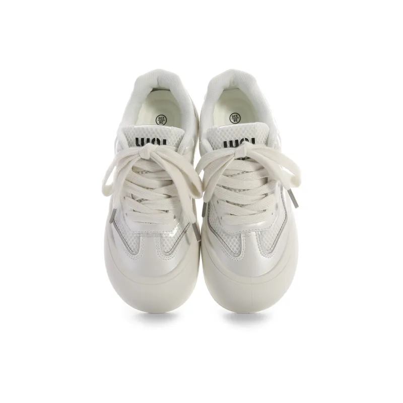 Lovely You Puffy Shoes Wear resistant And Lightweight Low Top Skateboard Shoes Women's-7