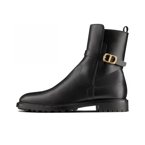 DIOR Empreinte Ankle Boots Women's Black