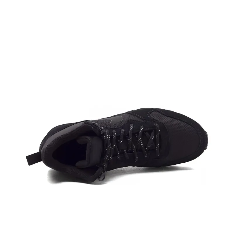 Nike MD Runner 2 Cushioning Wear-Resistant High-Top Basketball Shoes Unisex Black-2