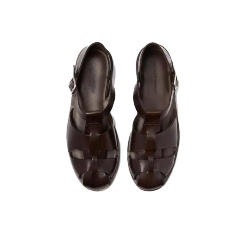 SCAROSSO Apollo Leather Sandals-3