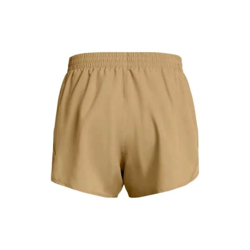 Under Armour Fly-By 3' Shorts Casual Shorts Women's Camel-1