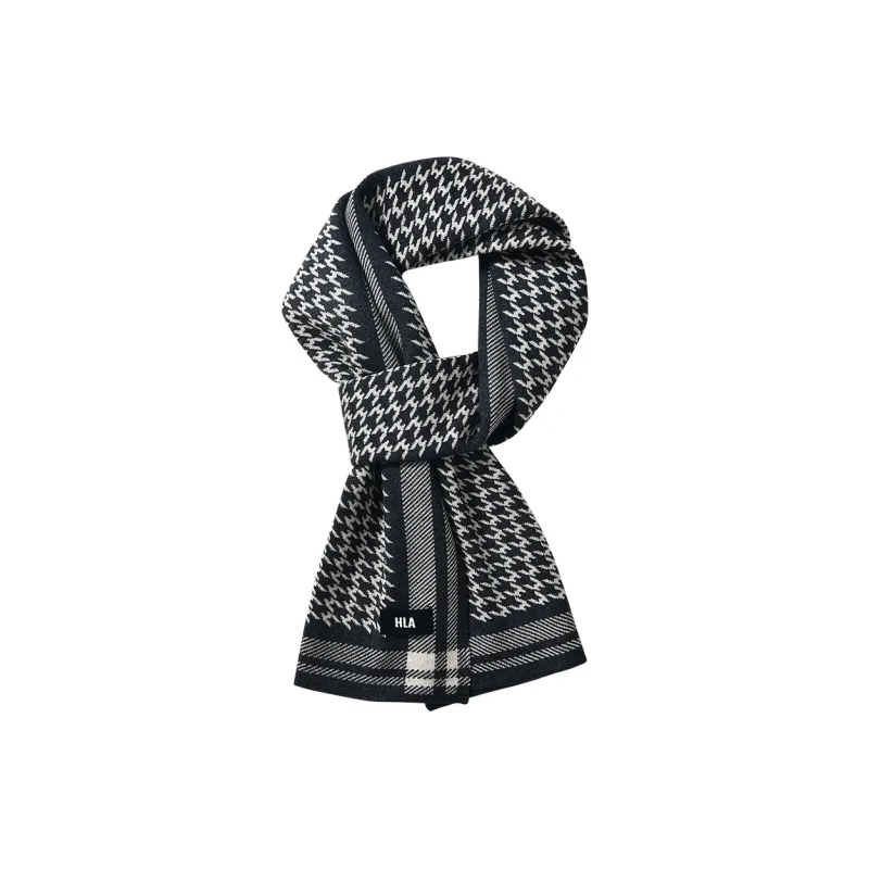 HLA Sheep Wool Polyester Acrylic Polyamide Scarves Unisex-4