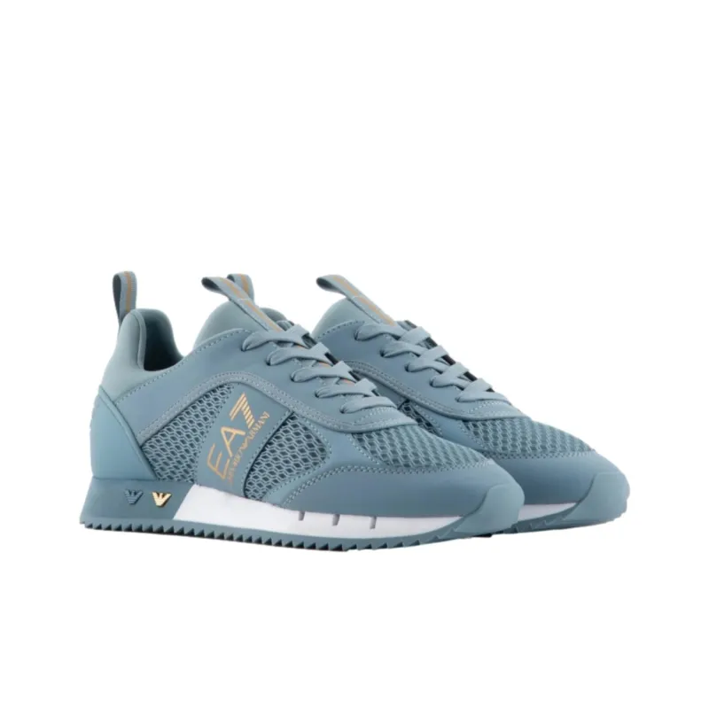 EMPORIO ARMANI EA7 Low Top Casual Shoes Women's Light Blue-2