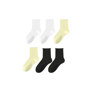 H YXIANG Mid Calf Socks Women's 6 Pack