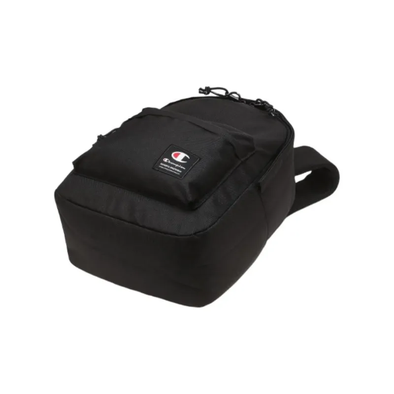 Champion Polyester Backpack Small Size Unisex Black-2