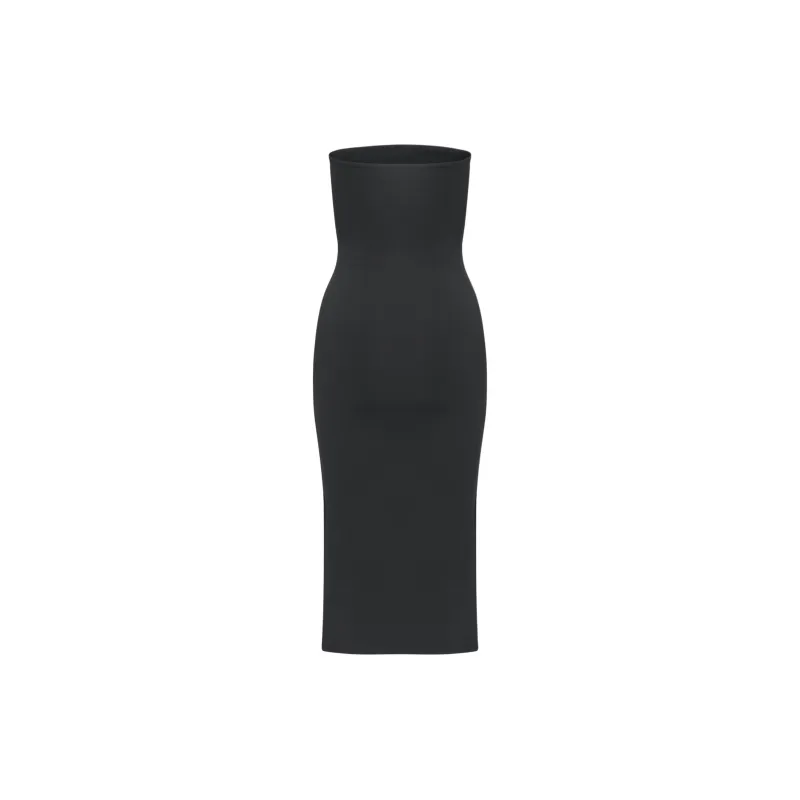 ARITZIA Contour Contour Midi Tube Dress Sleeveless Dress Women's BLACK/Black-1