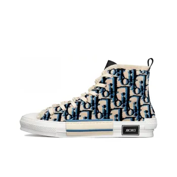 DIOR B23 High Beige Black Navy Tapestry