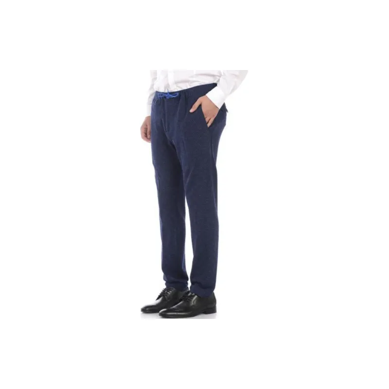 DANIELE ALESSANDRINI Casual Pants Men's Blue-3