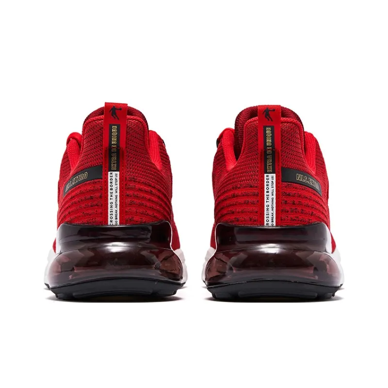 QIAODAN Anti-Slip Wear-Resistant Low-Top Casual Shoes Men's Red-3