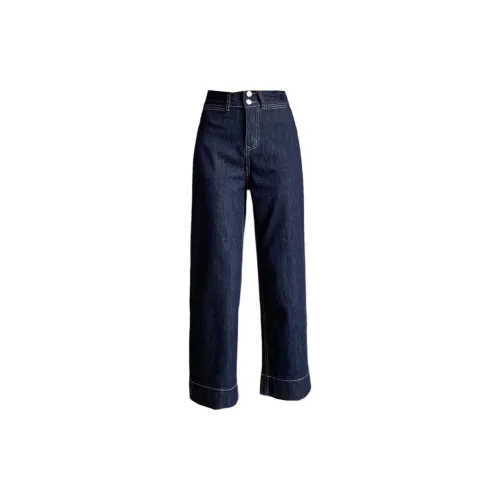 Lanza Jeans Women's Dark Blue Petite Fit