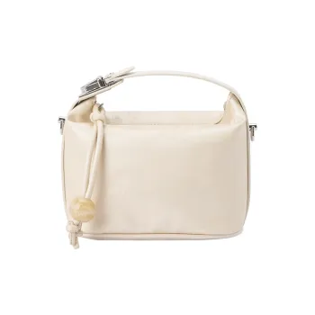 SEM/R PU One Shoulder Handbags Regular Women's Ecru/Smoke Gray Silver
