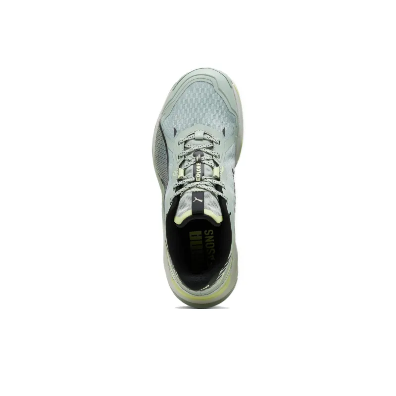 PUMA Explore Nitro Slip Resistant, Abrasion Resistant, Breathable Grip Low Top Hiking Shoes Women's Green-3